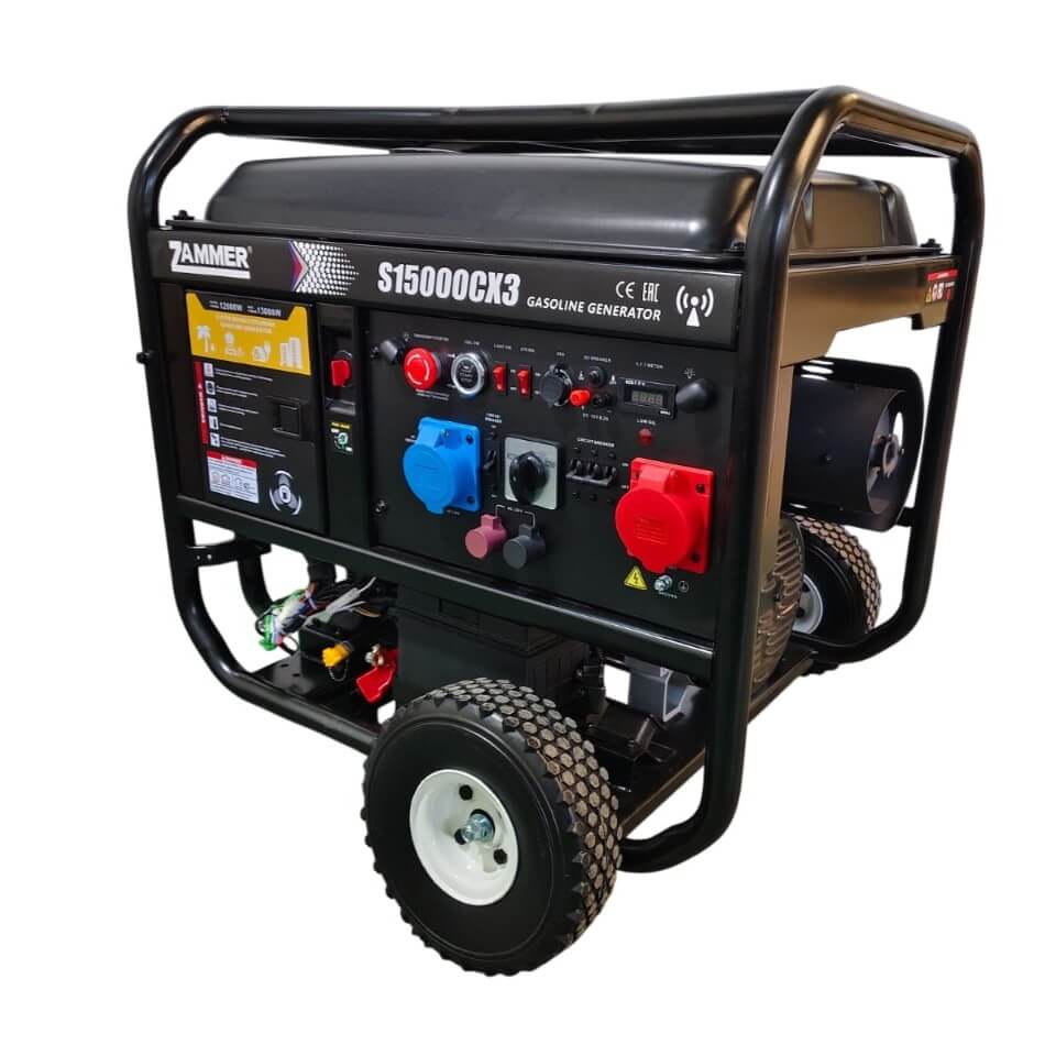 Бензиновый генератор Zammer S15000CX3