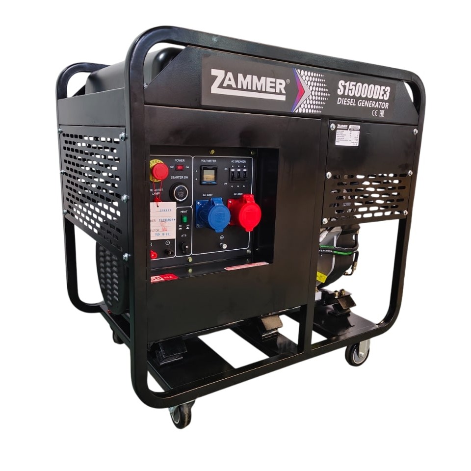 Дизельный генератор Zammer S15000DE3