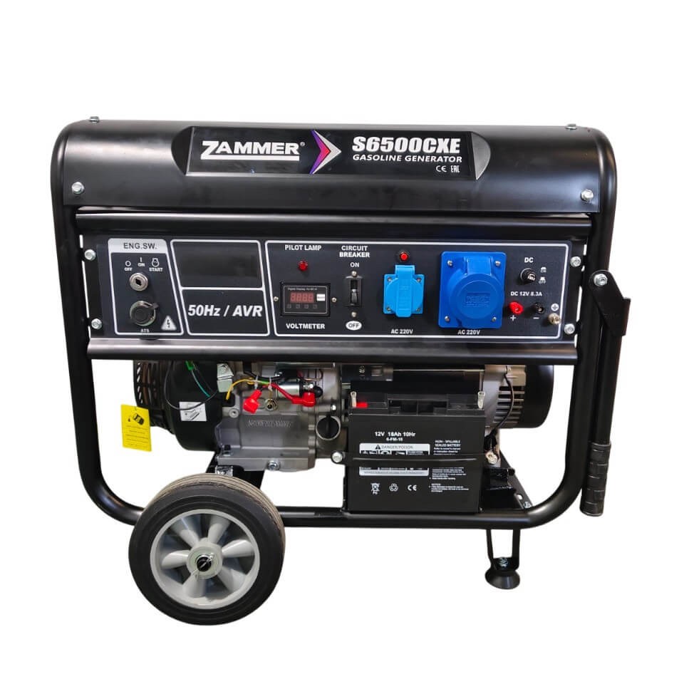 Бензиновый генератор Zammer S6500CXE