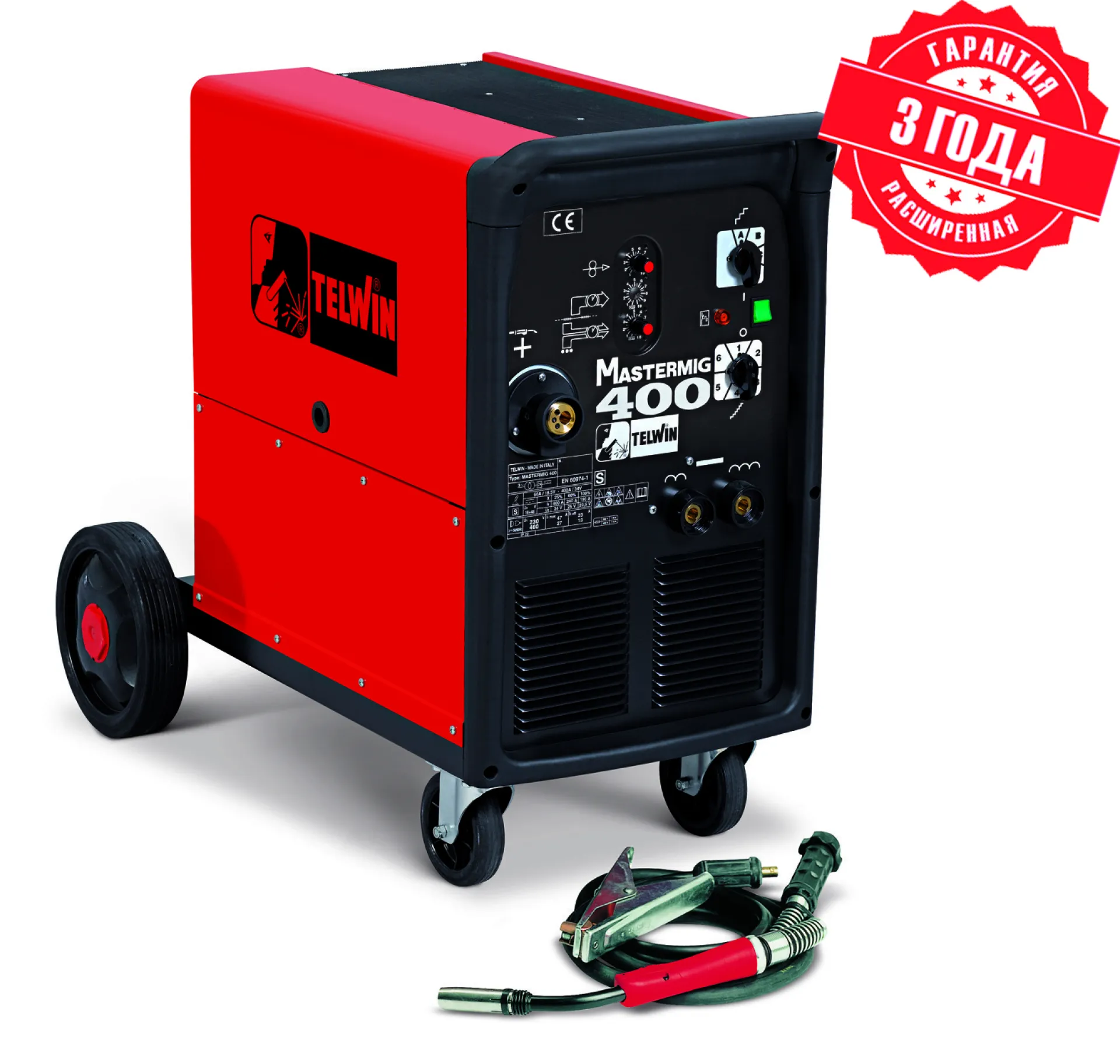 Сварочный полуавтомат Telwin MASTERMIG 400 400V