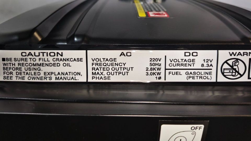 Бензиновый генератор Zammer S3800CX