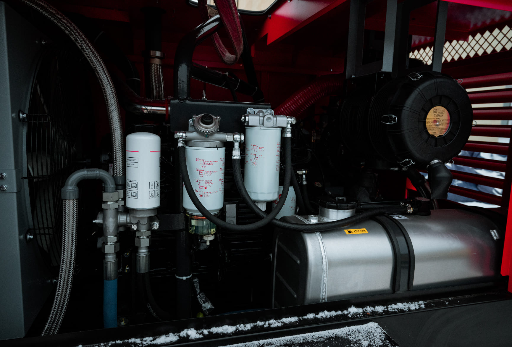 Дизельный компрессор BAYSAR LVSK 530-15DS