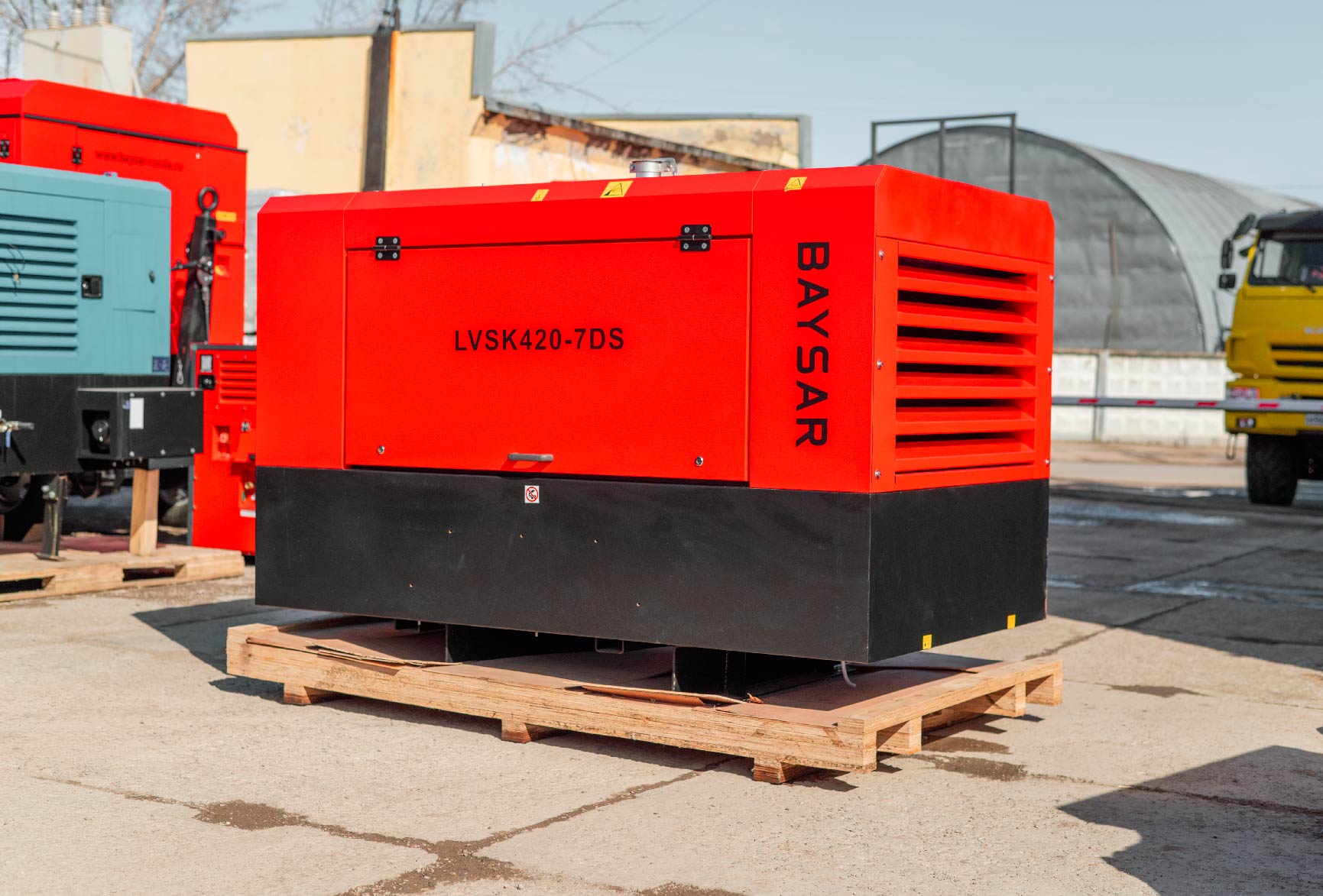 Дизельный компрессор BAYSAR LVSK420-7DS