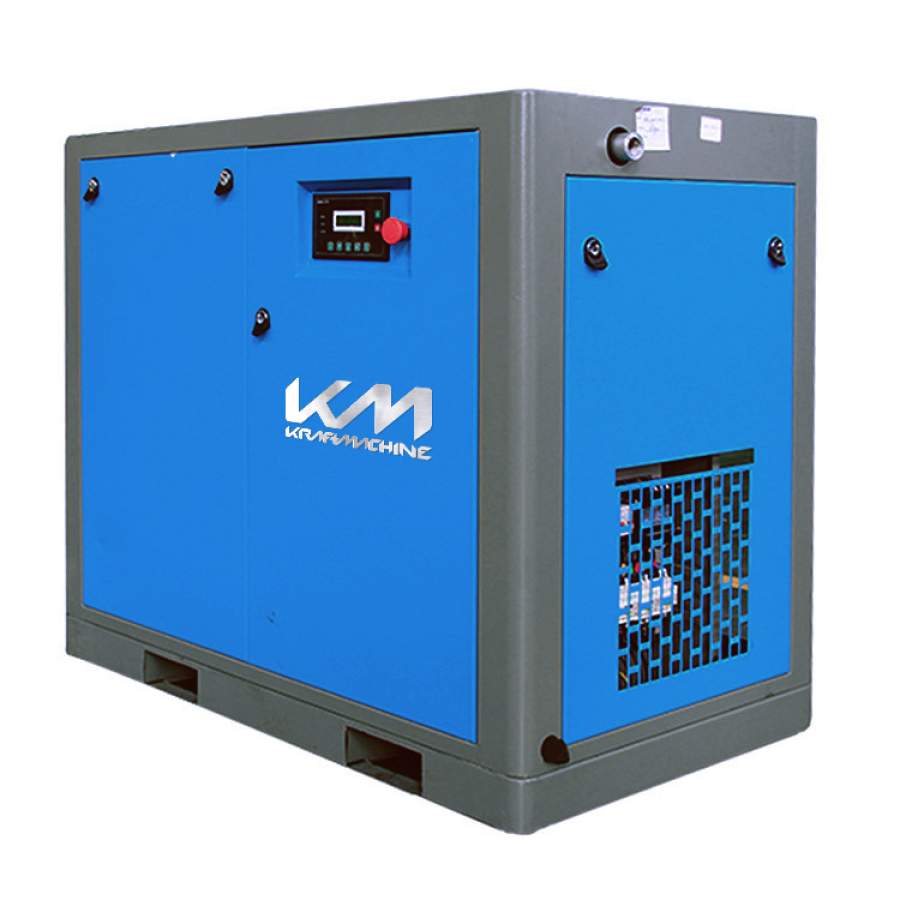 Винтовой электрический маслозаполненный компрессор KraftMachine КМ37-13рВ Jiangtian (IP 55)
