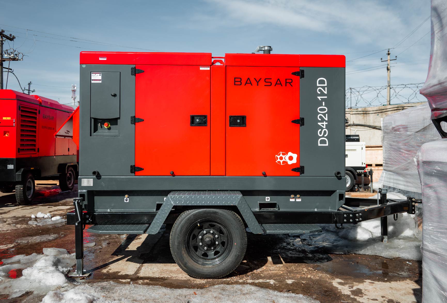 Дизельный компрессор BAYSAR DS420-12D