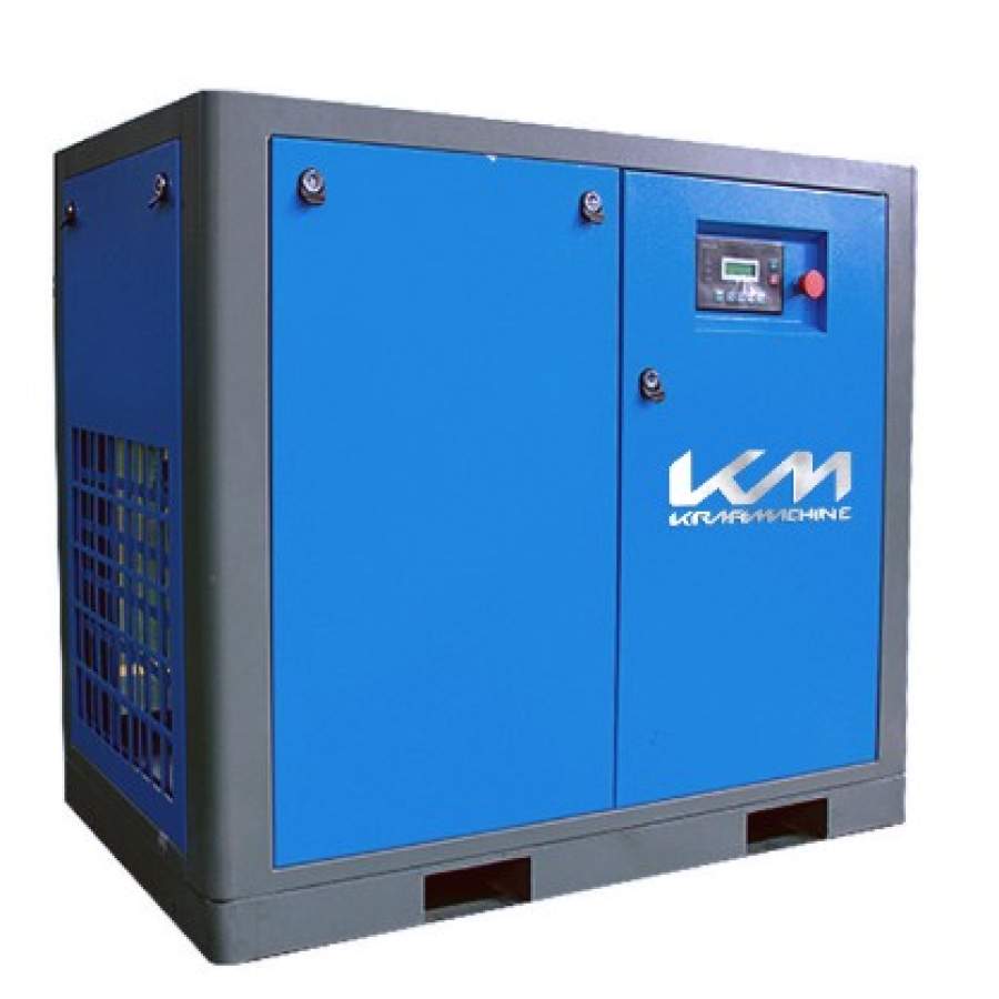 Винтовой электрический маслозаполненный компрессор KraftMachine КМ37-13рВ Jiangtian (IP 55)