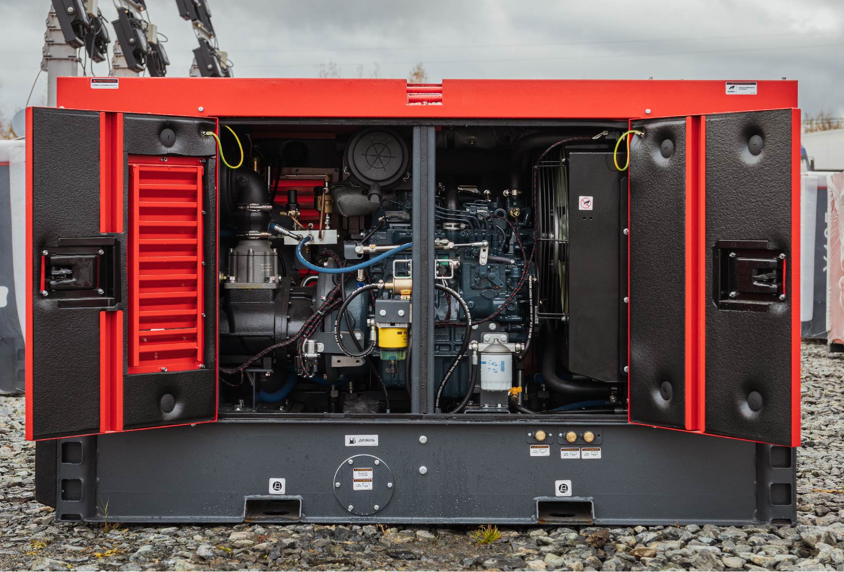 Дизельный компрессор BAYSAR X185