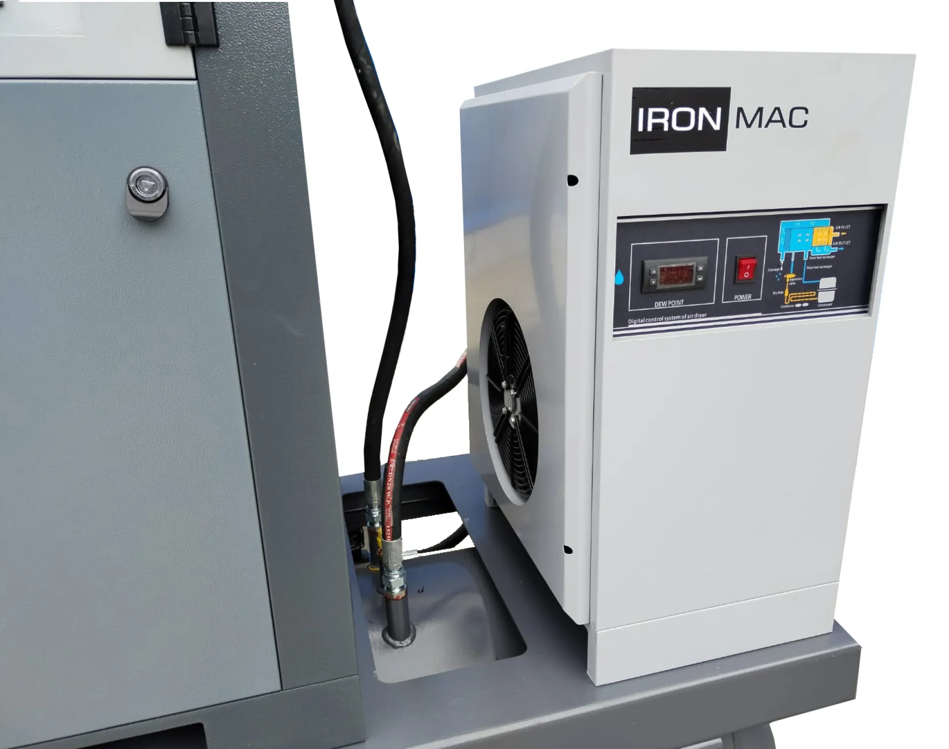 Винтовой компрессор IRONMAC IC 7,5/8 B DF 500L