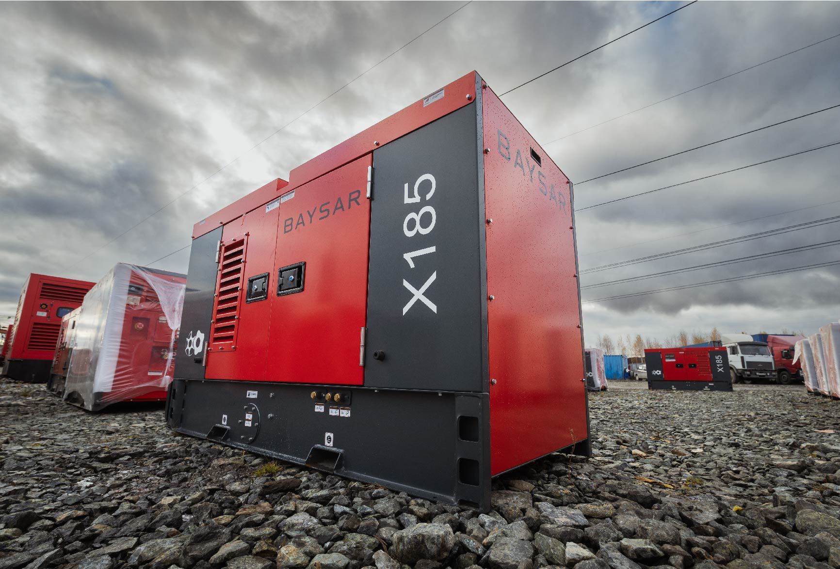 Дизельный компрессор BAYSAR X185