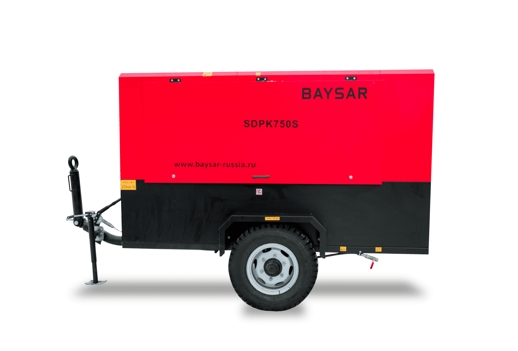 Дизельный компрессор с доохладителем BAYSAR SDPK750S