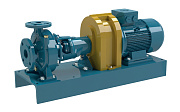 Одноступенчатый насос Calpeda BN4 32-160A/A (с мотором на раме)