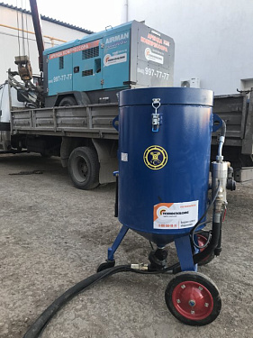 Аренда комплекта для пескоструйных работ. �4