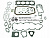 RE501580 Комплект прокладок полный John Deere 6068D, 6068T