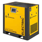 Винтовой компрессор без муфты с частотным регулированием производительности и двигателем на постоянных магнитах ET-Compressors SL 11-13 D VS PM (IP23) Винтовой компрессор без муфты с частотным регулированием производительности и двигателем на постоянных магнитах ET-Compressors SL 11-13 D VS PM (IP23)