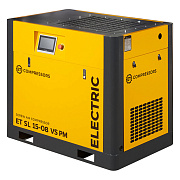 Винтовой компрессор с частотным регулированием производительности и двигателем на постоянных магнитах ET-Compressors SL 15-08 VS PM (IP55) Винтовой компрессор с частотным регулированием производительности и двигателем на постоянных магнитах ET-Compressors SL 15-08 VS PM (IP55)