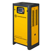 Винтовой компрессор без муфты с частотным регулированием производительности и двигателем на постоянных магнитах ET-Compressors SL 7,5-16 D VS PM (IP23) вертикальное исполнение на ресивере 130 л Винтовой компрессор без муфты с частотным регулированием производительности и двигателем на постоянных магнитах ET-Compressors SL 7,5-16 D VS PM (IP23) вертикальное исполнение на ресивере 130 л