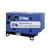 Дизельный генератор для дома SDMO Pacific T12KM в кожухе
