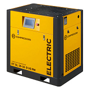 Винтовой компрессор без муфты с частотным регулированием производительности и двигателем на постоянных магнитах ET-Compressors SL 15-10 D VS PM (IP23) Винтовой компрессор без муфты с частотным регулированием производительности и двигателем на постоянных магнитах ET-Compressors SL 15-10 D VS PM (IP23)