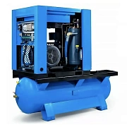 Винтовой маслозаполненный компрессор на ресивере KraftMachine КМ7,5-8рВ-500 Jiangtian (IP 55)